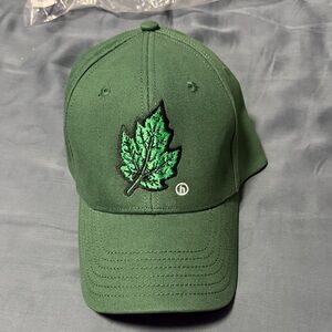 HIDDEN NY/ New York - Green Baseball Cap with Leaf Logo